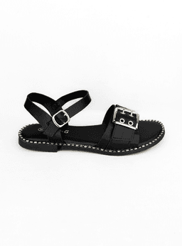 SANDALIA MUJER SARA NEGRO BELLA MODA 38