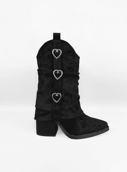 BOTIN MUJER REMY NEGRO BELLA MODA 36