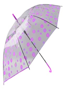 Paraguas Ni os Transparente Infantil Automatico De 90 Cm Lila
