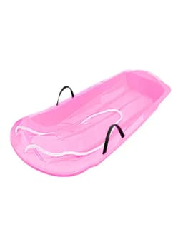 Trineo Nieve Deslizante Con Agarre Y Cuerda Ni os Y Adultos Rosa Rosado