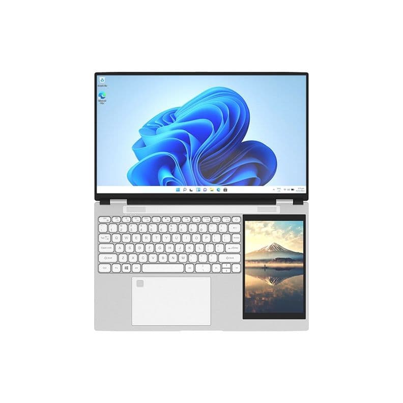 Notebook Dual Screen 15.6" Full HD + Pantalla Secundaria 7" 16GB RAM DDR5 512GB SSD