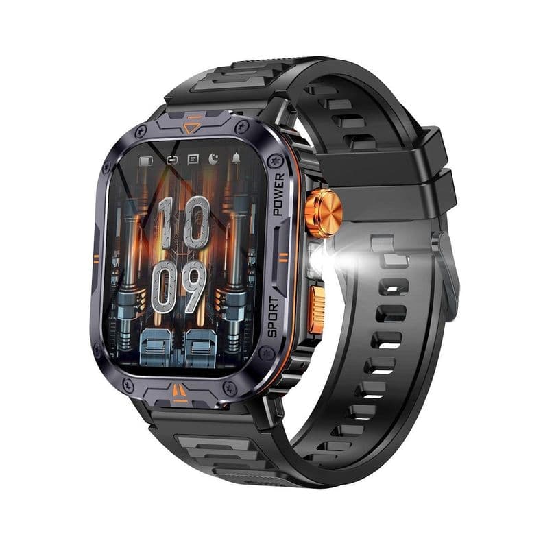Smartwatch Deportivo NX20 Llamadas Bluetooth Musica Linterna IP68 Compatible IOS Android Negro