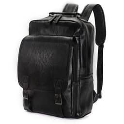 Mochila MOVAC Urban de Cuero Pu Ecologico Elegante Gran Capacidad Negro