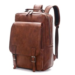 Mochila MOVAC Urban de Cuero Pu Ecologico Elegante Gran Capacidad Cafe Claro