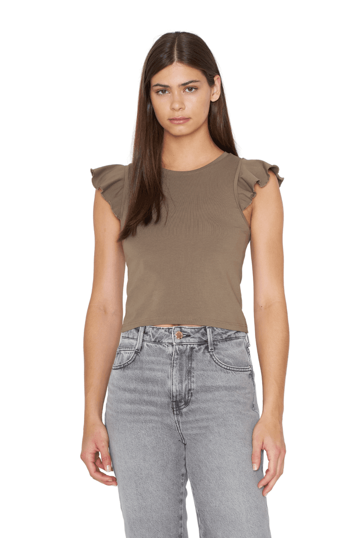 Polera Gracia alitas III verde Jacinta Tienda XS