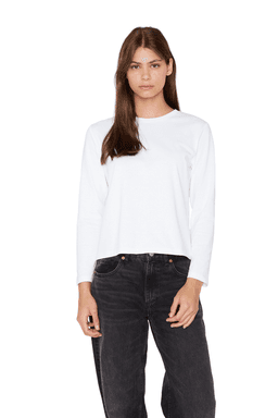 Polera Jacinta manga larga blanca Jacinta Tienda Blanco M