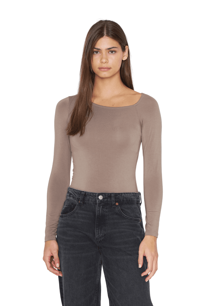 Polera Ema cafe Jacinta Tienda XXL