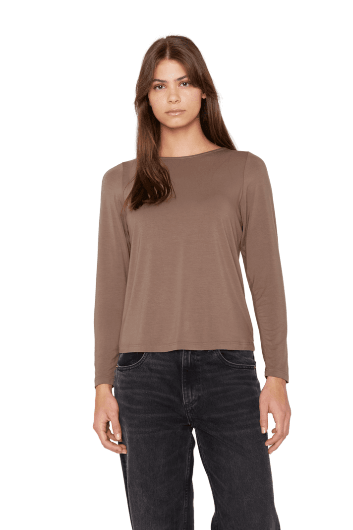 Polera Bianca II cafe Jacinta Tienda L