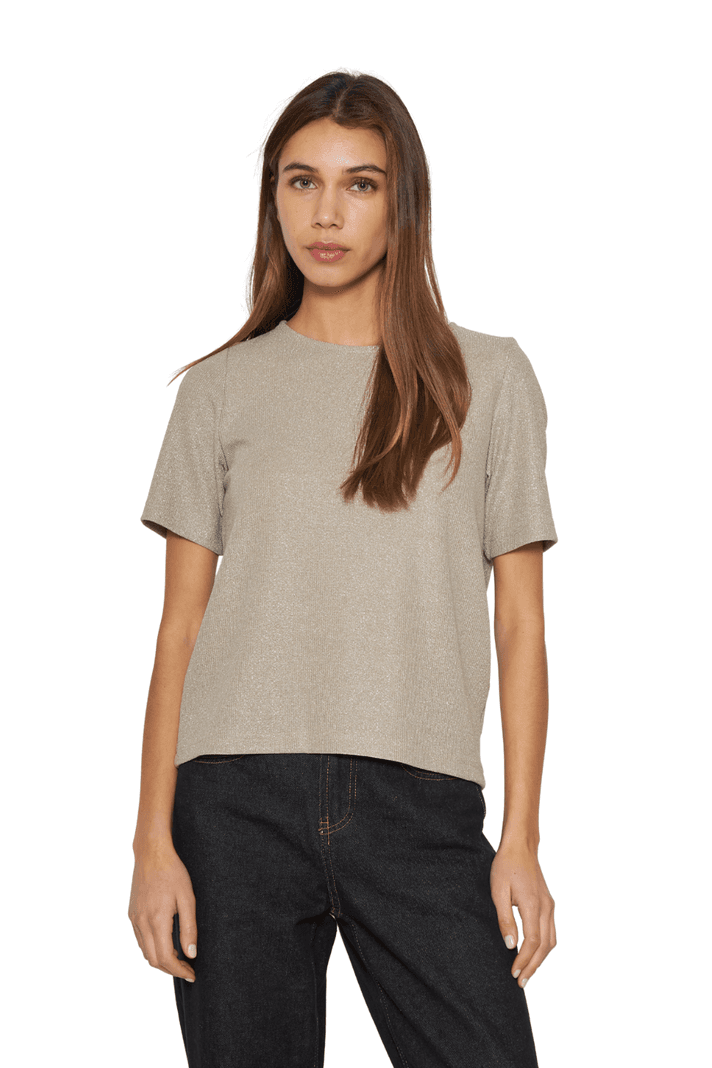 Polera Tesa crudo Jacinta Tienda Crema XXL