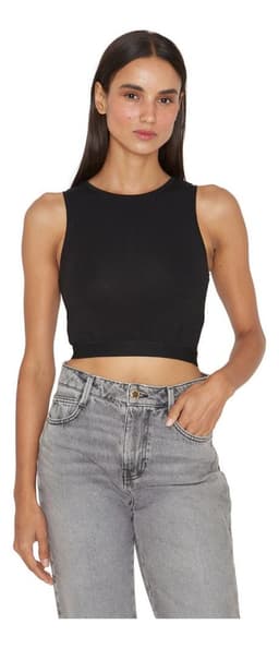 Polera Fer Negra Jacinta Tienda Negro XL