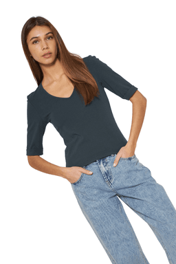 Polera Cami petroleo Jacinta Tienda Azul S