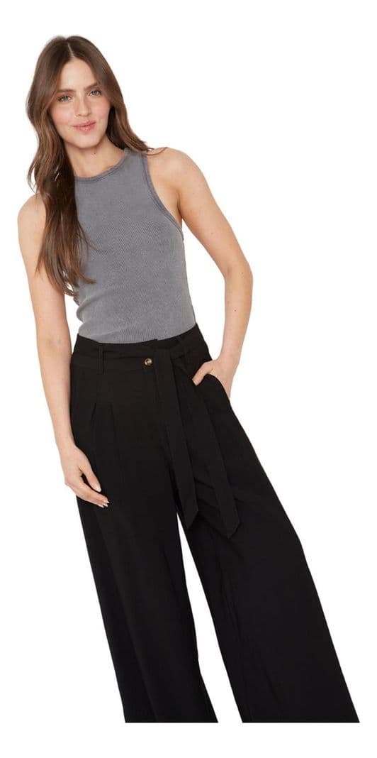 Pantalon Laura Ii Negro Jacinta Tienda 38