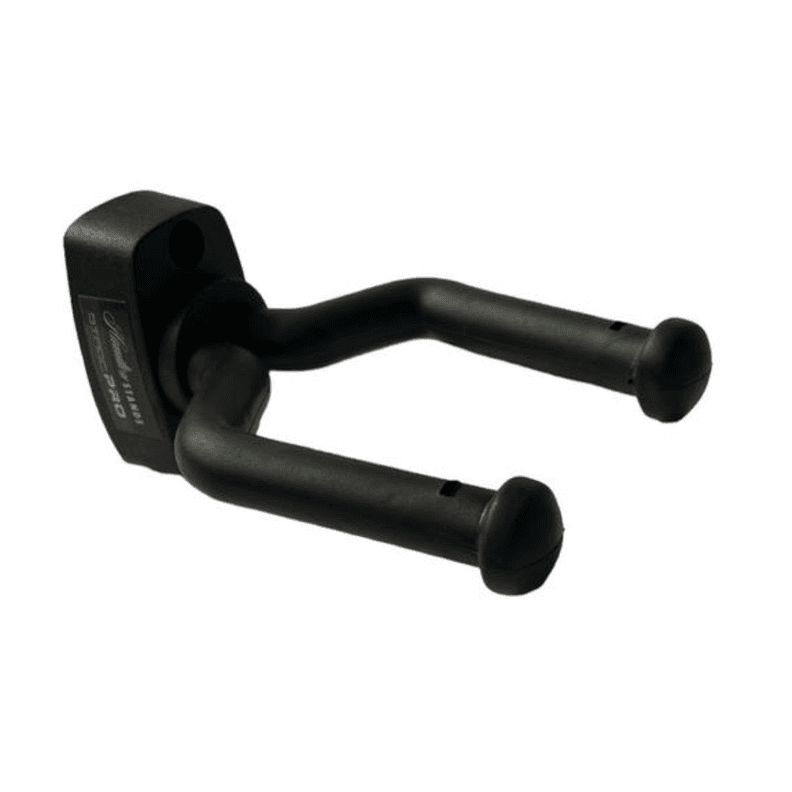 Soporte de Pared Simple y Plegable para Guitarra Bajo Ukelele Negro