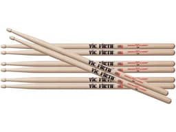 Pack 4 Pares Baquetas Vic Firth 5A American Classic Beige