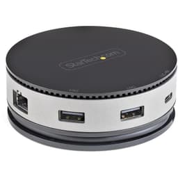 Docking Station Portatil HDMI 4K DP VGA GbE 3 puertos USB Gris