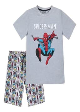 Pijama Spiderman de nino Talla 6 Gris