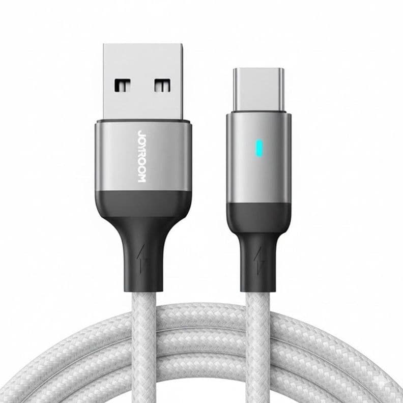 Cable USB-A a Lightning 30W Carga Rapida 1.2 m Blanco Extraordinary (Blanco) - JOYROOM