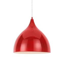 LAMPARACOLGANTE ROJA E27 1X60W Rojo