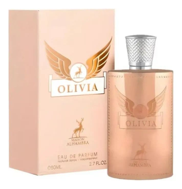 Perfume Maison Alhambra Olivia 80ml EDP Dama Rosado Claro