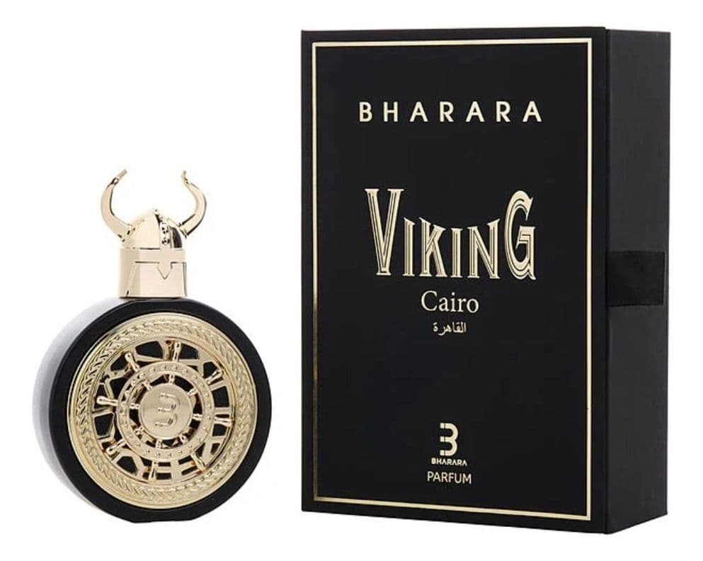 Perfume Bharara Viking Cairo Parfum 100ml Unisex Negro