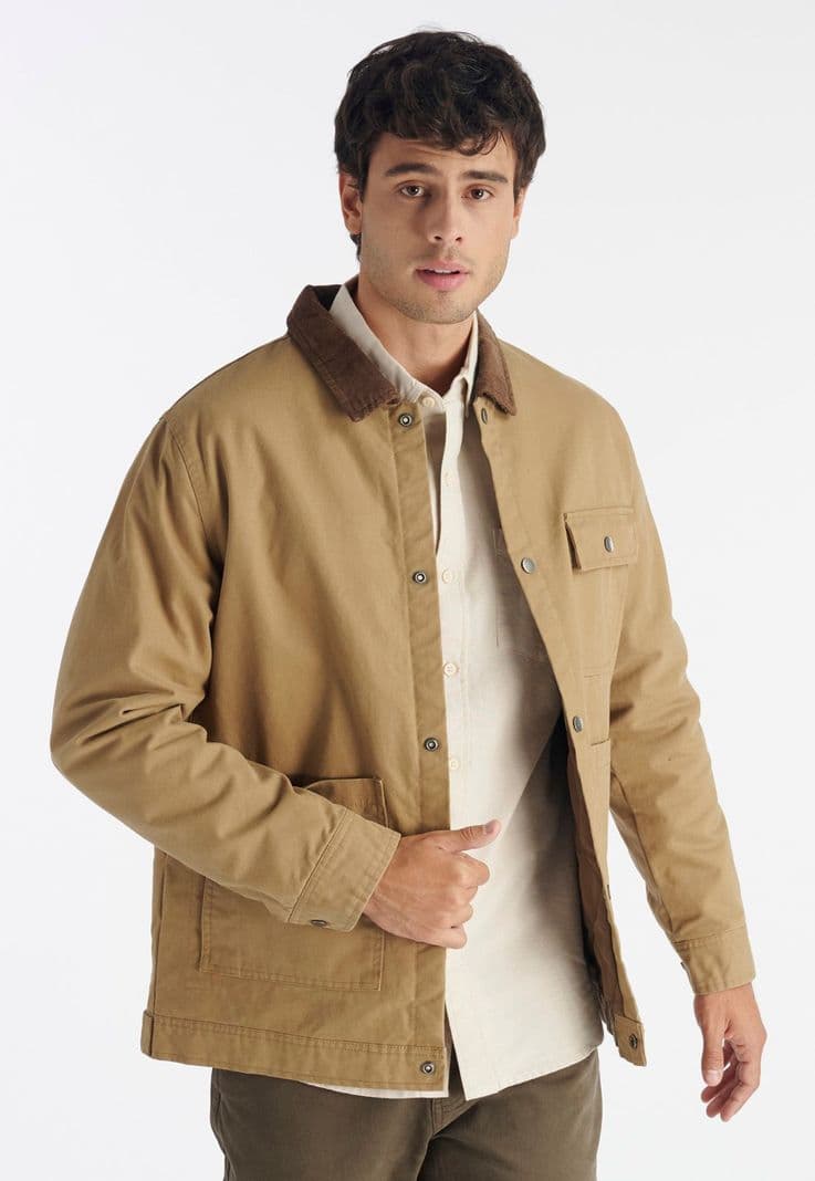 Chaqueta Trancura Casual Khaki Beige S