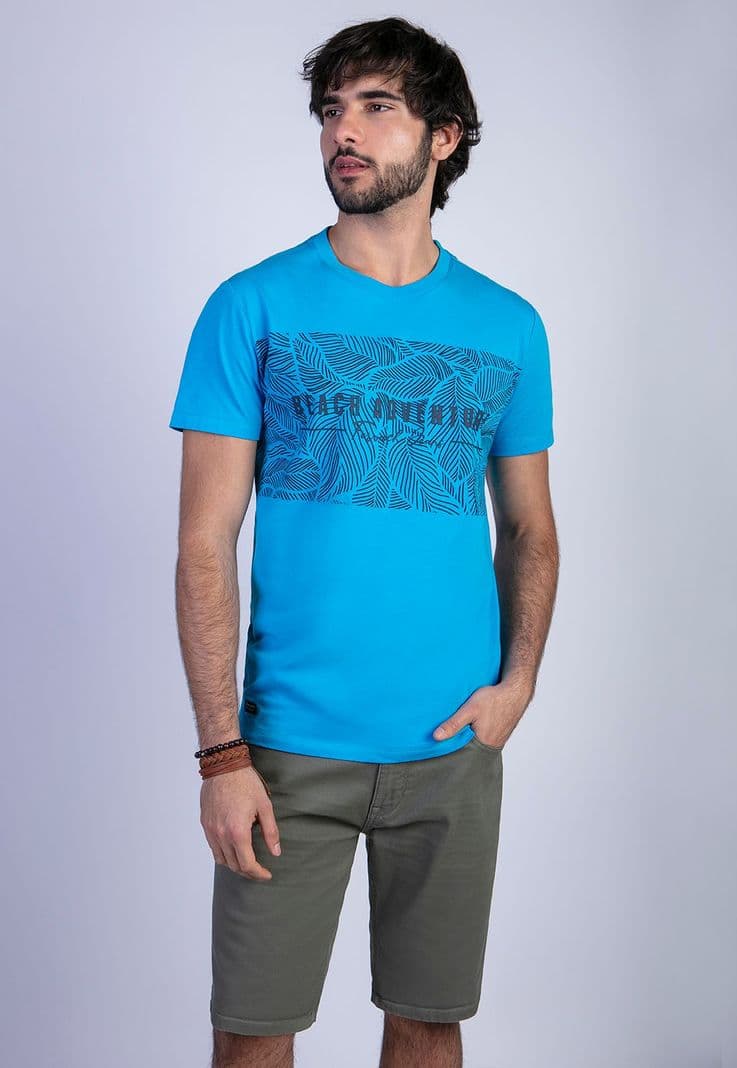 Polera Montana Turquoise Azul S