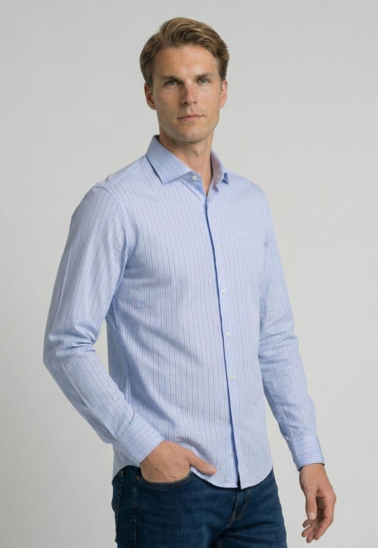 Camisa Niza Sky Celeste L