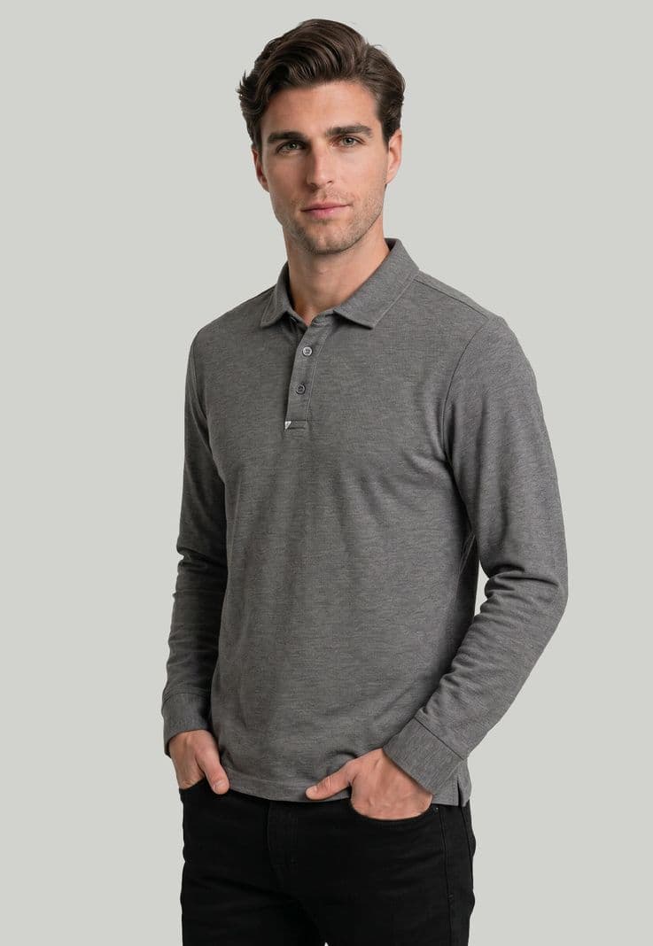 Polo Copenhagen Grey Melange Gris XXL