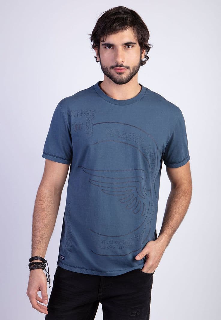 Polera Metal Indiana Gris L
