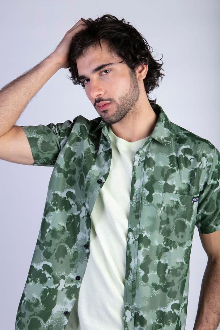 Camisa Parva Military Verde L