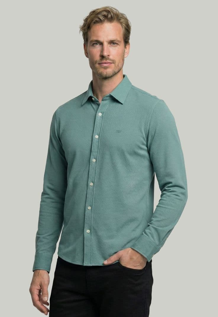 Camisa Escocia Lt Green Verde M