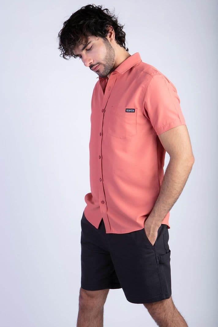 Camisa Parva Rose Rosado S
