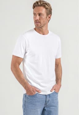 Polera Berlin White Blanco XXL