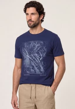 Polera Regular Navy Cincinnati Azul XXL