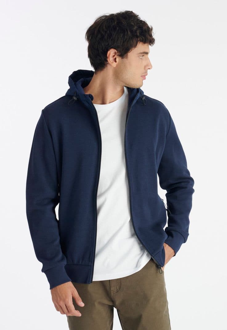Poleron Montt Casual Navy Azul M