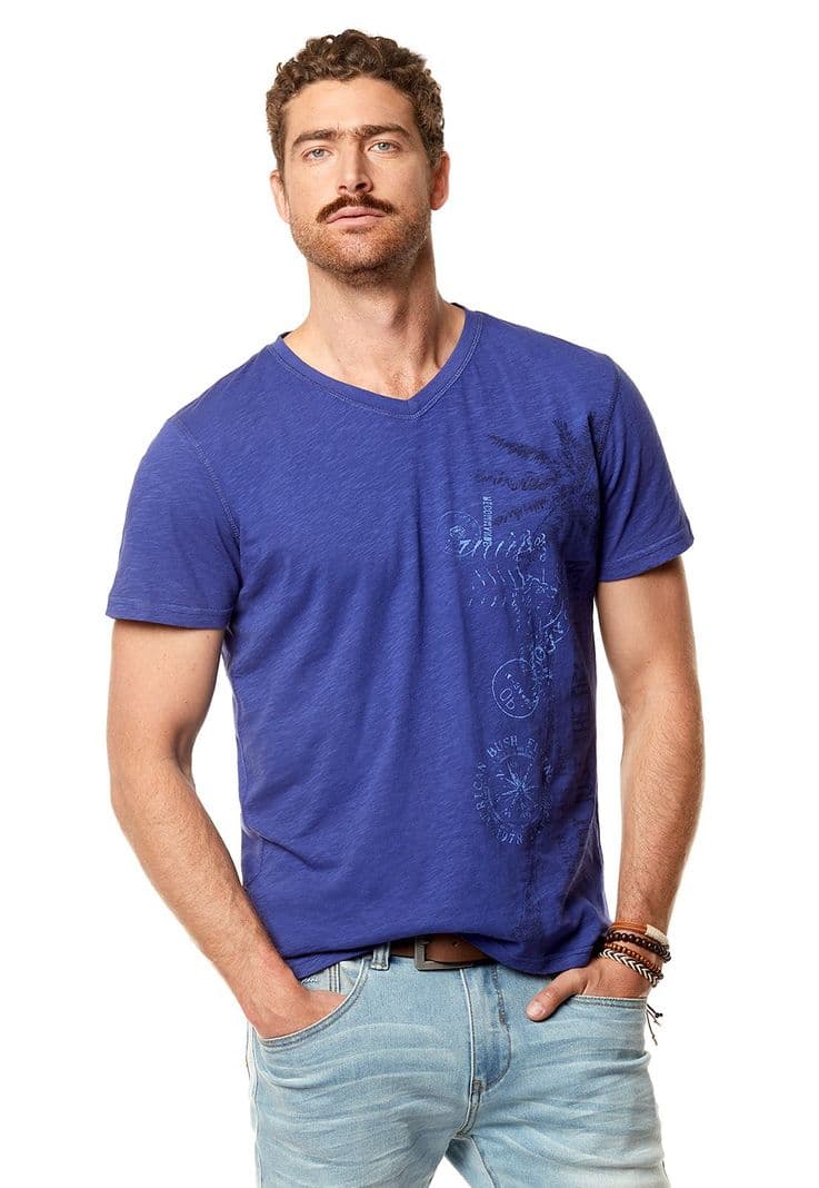 Polera Naples Blue Azul S