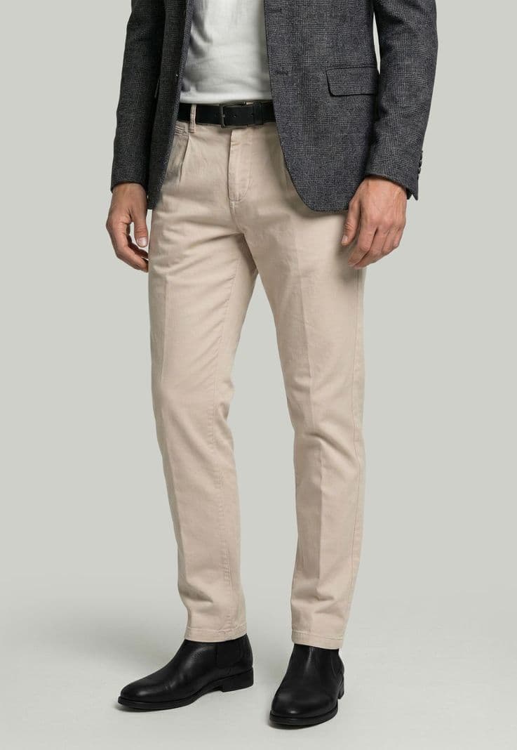 Pantalon Leiden Ecru Beige 50