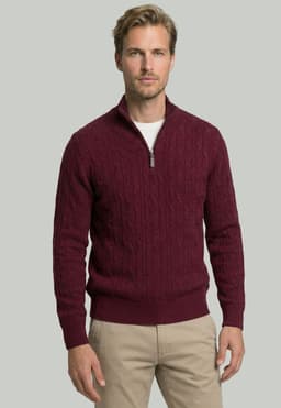 Sweater Colchester Cherry Rojo L