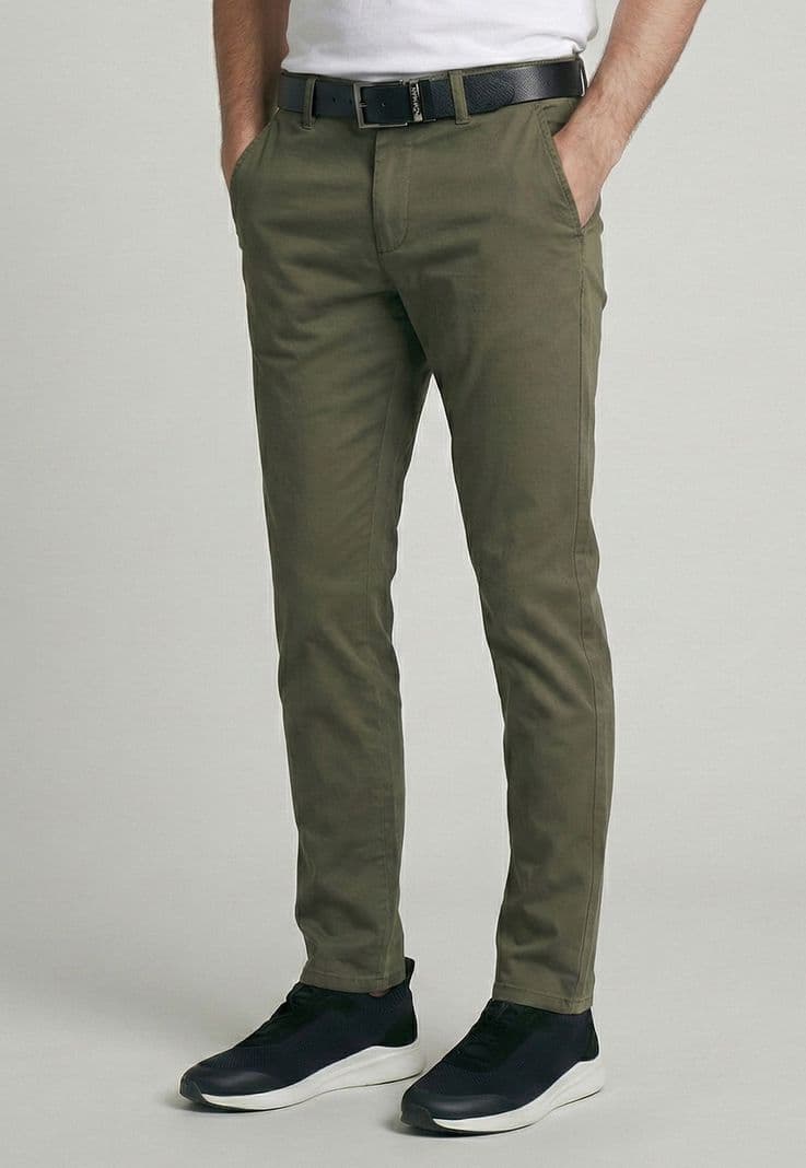 Pantalon Bagneaux Slim Fit Military Verde 48