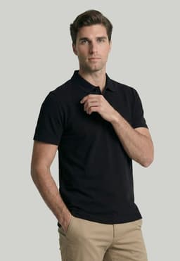 Polo Cadiz Black Negro XL