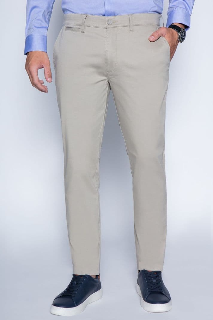 Pantalon Almond Twill Slim /33 Beige 54