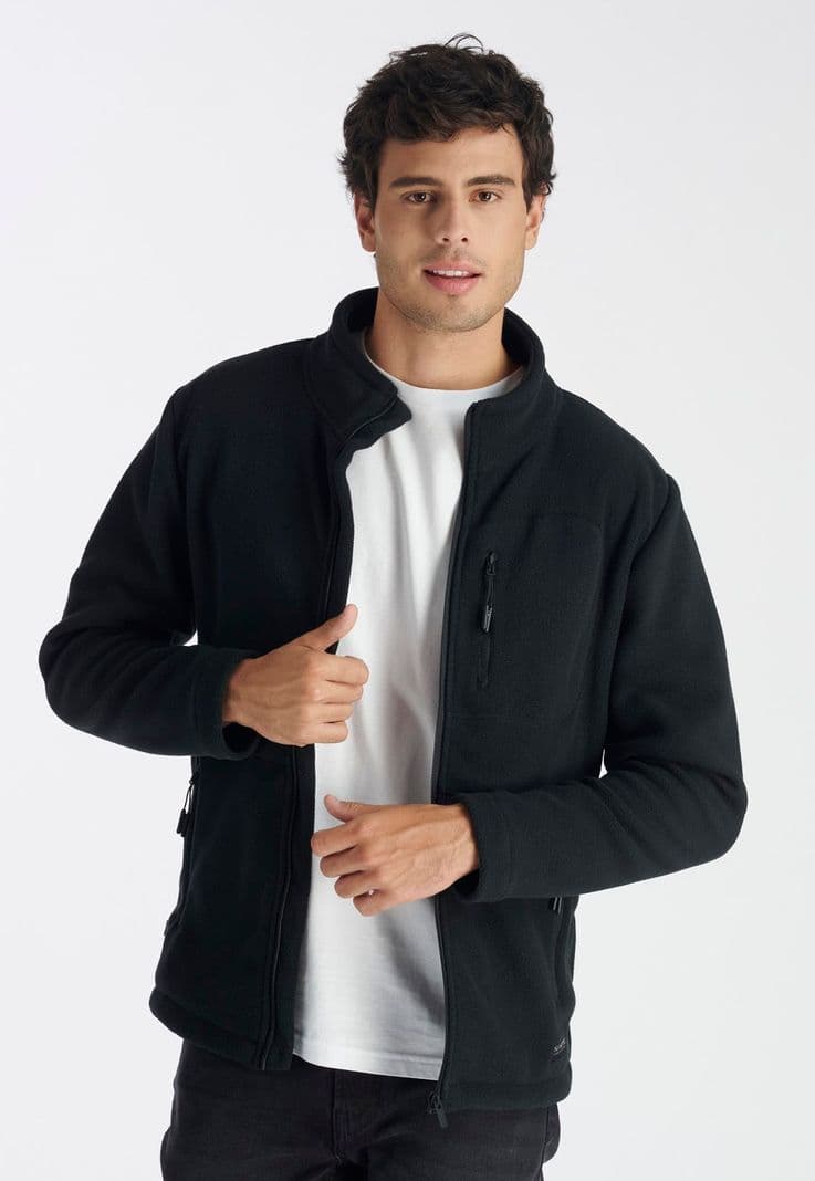 Fleece Alto Del Naranjo Casual Black Negro S