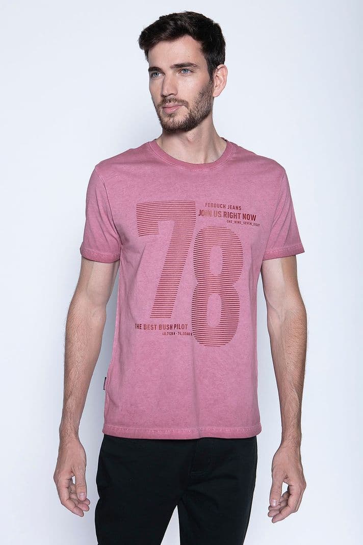 Polera Illinois Burgundy Rojo XL