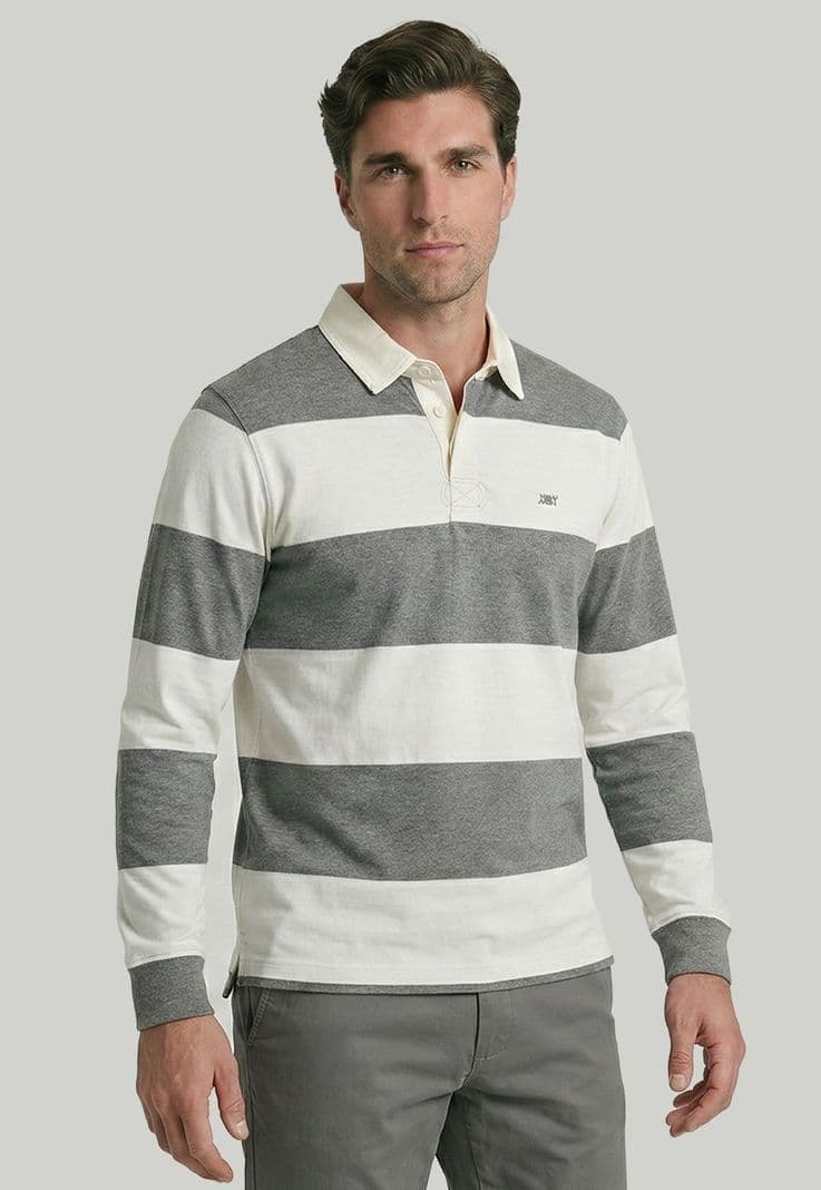Polo Belfast Grey Melange Gris XXL