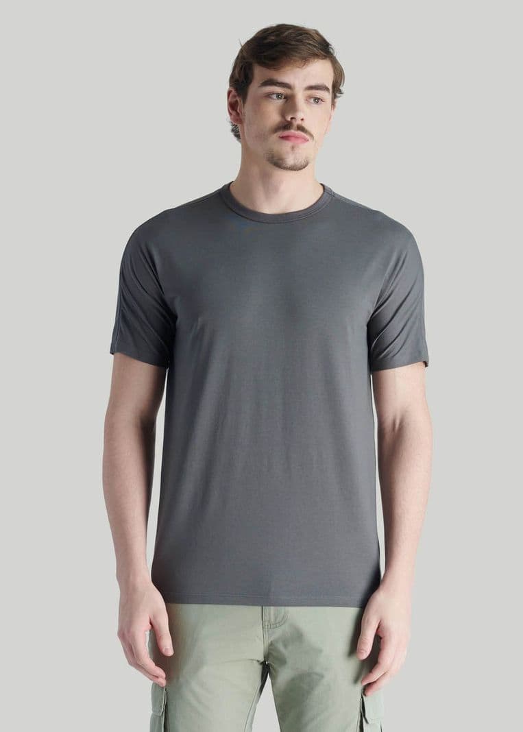 Polera Petrohue Casual Charcoal Gris L
