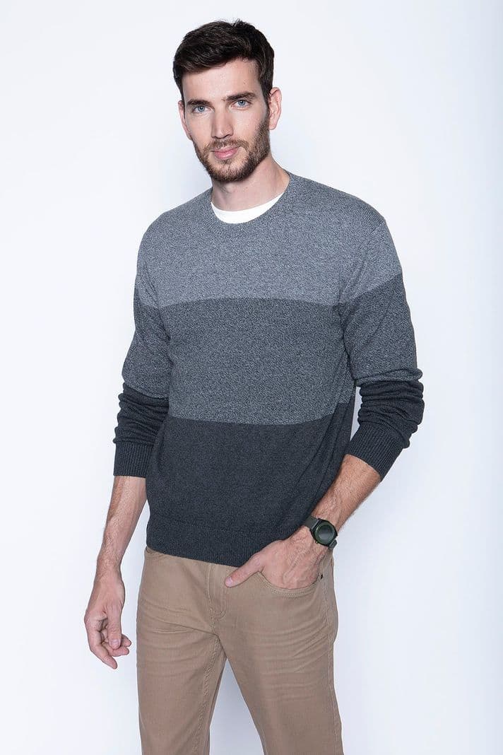 Sweater Chicago F Dk. Grey Gris M