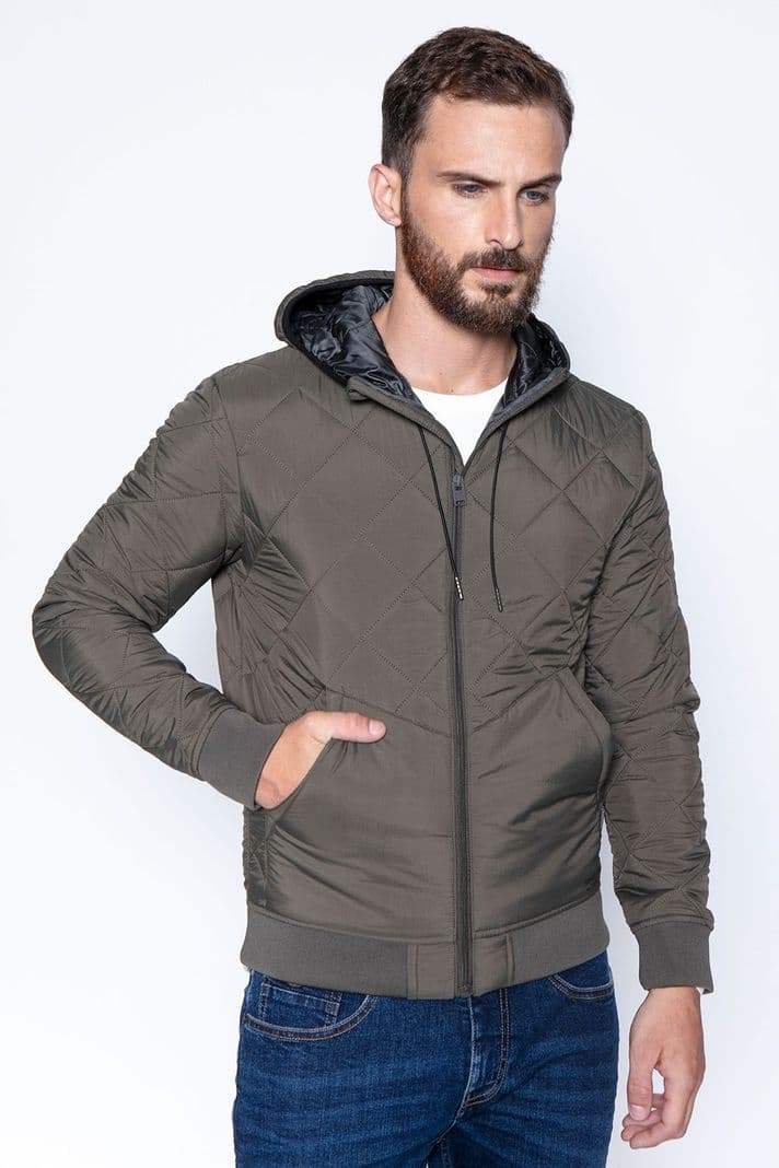 Chaqueta Quilt Memphis Fj Military Verde L