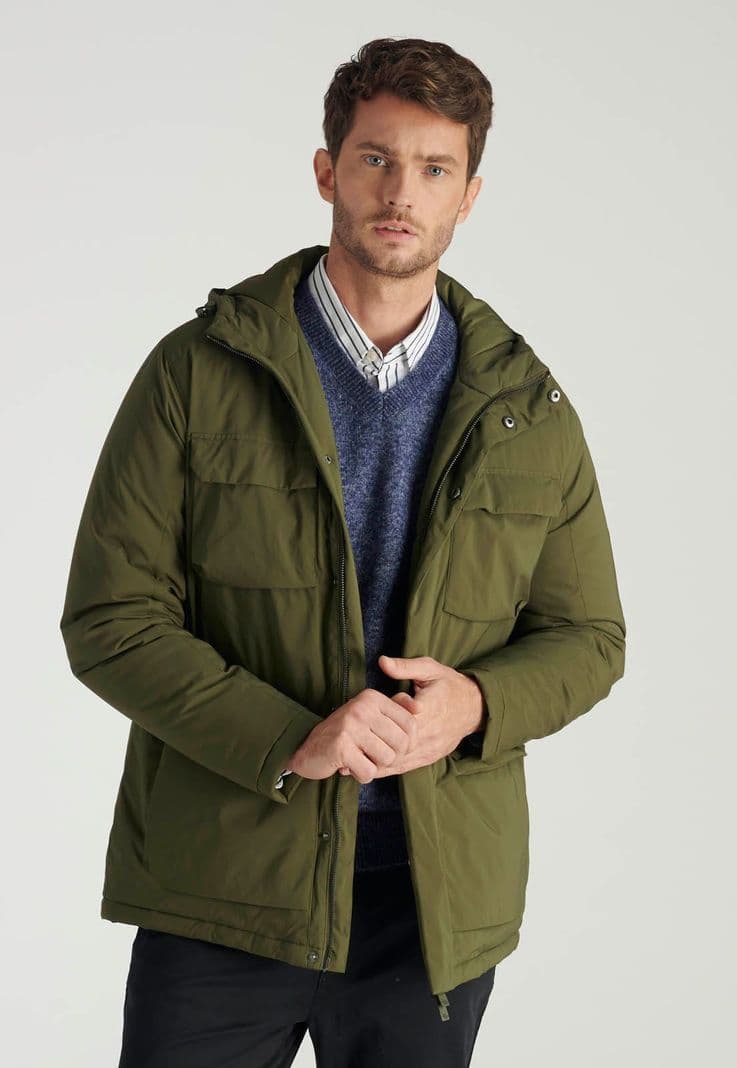 Parka Montagne Heritage Khaki Beige L