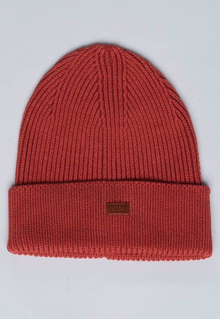 Beanie Basico Fjs Pumkin Naranjo
