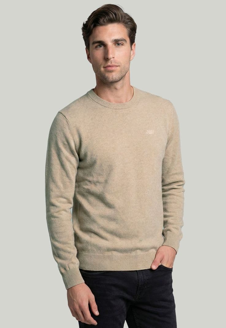 Sweater Madrid Camel Melange Beige XXL
